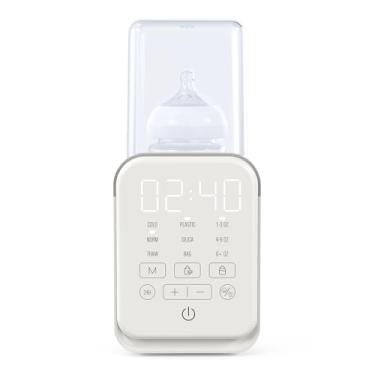 Imagem de XCPHGFM Aquecedor de mamadeiras de leite rápido com display LCD e luz noturna com temporizador
