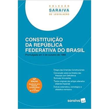 Imagem de Constituição Da República Federativa Do Brasil: Promulgada Em 5 De Out