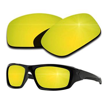 Imagem de Lentes de reposição polarizadas para Oakley Tincan - revestimento espelhado dourado 24K