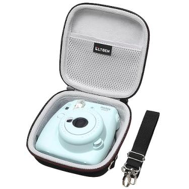 Imagem de Estojo rígido LTGEM para câmera instantânea Fujifilm Mini 12 / Mini 11 / Mini 10 / Mini 9 / Mini 8 / Mini 7/ Mini 7+ - Bolsa de transporte protetora para armazenamento com alça de ombro （Preto）