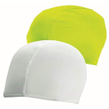Imagem de Touca de natação confortável elástica/elastano - crianças/adultos - Cabelo comprido