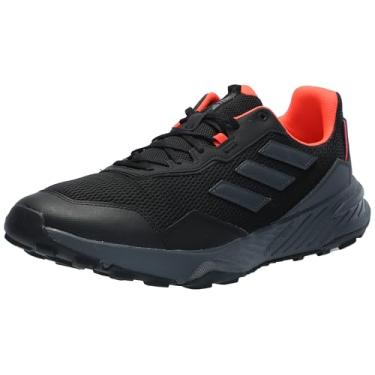 Imagem de adidas Tênis de corrida masculino Tracefinder Trail, Preto/cinza/vermelho solar, 13