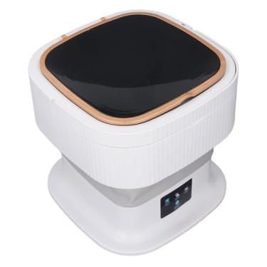 Imagem de Mini Lavadora de Roupas, Máquina de Lavar Portátil de Limpeza Profunda Com Mangueira de Drenagem para Roupas íntimas de bebê (Cinza)