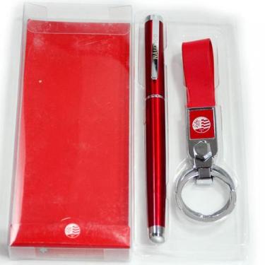 Imagem de Jogo Caneta Touchscreen De Metal Com Chaveiro - Náutico - Mileno