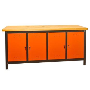 Imagem de Bancada para Ferramentas Profissional Fechada 200cm - Presto