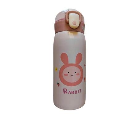 Imagem de Garrafa Térmica Infantil Com Canudo Aço Inox Água,suco Vácuo - Sou Mai