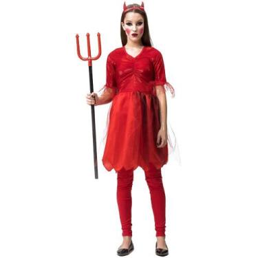 Imagem de Trispeto Tridente Capetinha de Acessório Adereço Halloween - Fantasias