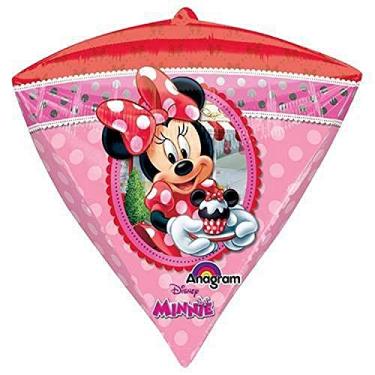 Imagem de Anagram Balão de alumínio Diamondz da Minnie Mouse, 43 cm, multicolorido