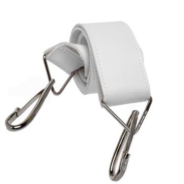 Imagem de Correia Talabarte Branca 2 Ganchos P/ Instrumentos De Cordas - Avs