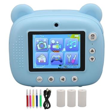 Imagem de Câmera de Filme Câmera Infantil HD de 24 MP Com Tela de 2,4 Polegadas, Foco Automático, Reprodutor de Música, Gravação de Vídeo HD, Bateria de 1050mAh, Memória Expansível de 64G,