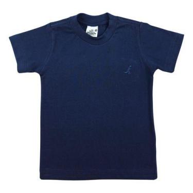 Imagem de Camiseta Básica 100% Algodão T-shirt Infantil Bordada Menino - Paraíso