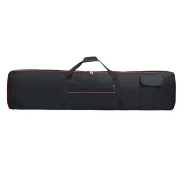 Imagem de kowaku Bolsa de transporte para teclado com 88 teclas, alças ajustáveis com zíper duplo multifuncional com 2 bolsos em tecido oxford, 136x17x33cm