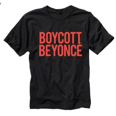 Imagem de Camiseta Beyonce BoyCott Camisa Unissex Algodão - SEMPRENALUTA, Preto,