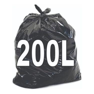 Imagem de Saco De Lixo 200 Litros Resistente 100 Unidades - HIGIPACK
