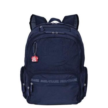 Imagem de Mochila De Costas Juvenil Paul Frank Premium Sestini, Azul escuro