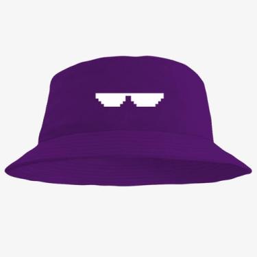 Imagem de Chapéu Bucket Hat Estampado Thug Life - MP Moda Masculina, Único, Roxo