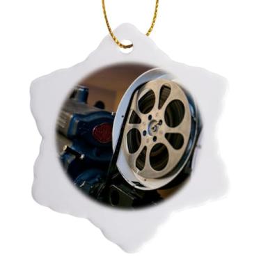 Imagem de 3dRose Albuquerque, Novo México, Rota 66, Projetor de Filme Vintage no Teatro Floco de Neve, 7,62 cm