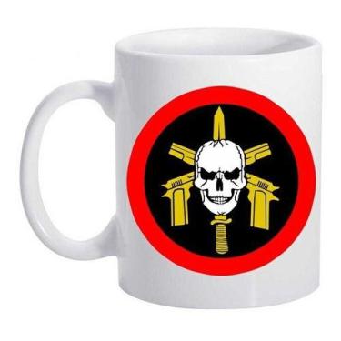 Imagem de Caneca Policia Militar Bope Operações Especiais Faca Caveira - Alabama
