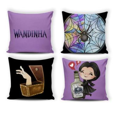 Imagem de KIT 4 CAPAS DE ALMOFADAS45x45cm  WANDINHA - MAYRA ENXOVAIS, WANDINHA1