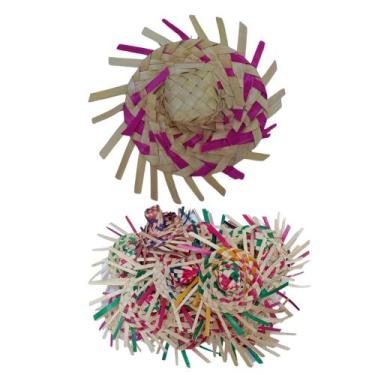 Imagem de Mini Chapéu Palha 5cm  Festa Junina Arranjo Fazendinha Chapeuzinhos Ar