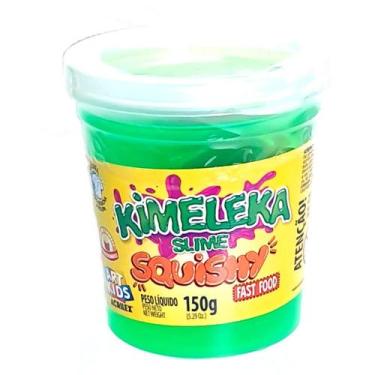 Imagem de Slime Kimeleka Squishy Fast Food Pote Unidade 150g - Art Kids, Verde