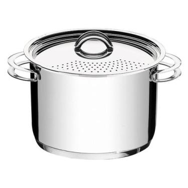 Imagem de Espagueteira Tramontina Inox 7,7L 24cm com Tampa Solar 62517241