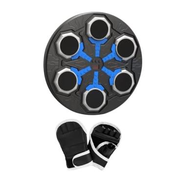 Imagem de Vaveren Máquina de boxe inteligente, música eletrônica, alvo de parede, de parede, saco de areia, equipamento de boxe, almofada de perfuração para, Preto