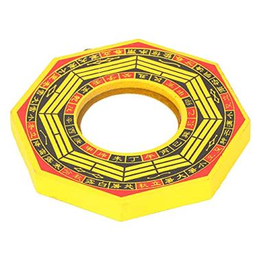 Imagem de Espelho talismã Taoísta, Espelho Feng Shui Chinês, Espelho Convexo/côncavo de Madeira Chinês Feng Shui, Espelho para Casa, Sala de Estar (Espelho convexo de 4 polegadas)