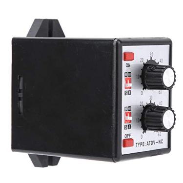 Imagem de Interruptor de Tempo de Controle do Botão do relé do Temporizador 6S-60M AC para Interruptor de Temporizador Liga/desliga ATDV-NC