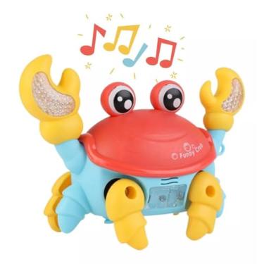 Imagem de Genérico Caranguejo Fujão A Pilha Anda Com Luz E Emite Som E Movimento Interativo Educativo