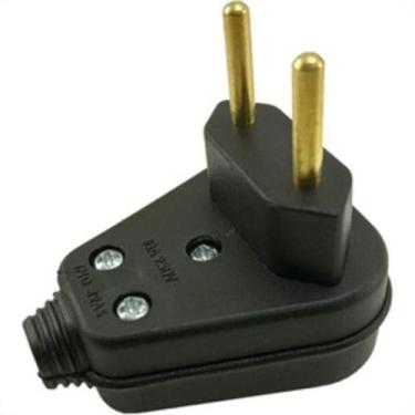 Imagem de Radial Pino Gigante 2P Preto 10A - Kit C/10 Pc