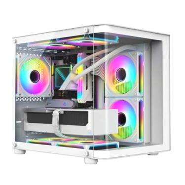 Imagem de PC GAMER ZYN RYZEN 7 5700X, B450M, 16GB RAM, NVME 1TB, NVIDIA RTX 4060 8GB, GABINETE 3 GANS RGB (BRANCO)