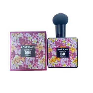Imagem de Love Rain Cushion BB Cream, Base Facial com Aplicador, Design Floral (Cor natural, 05)
