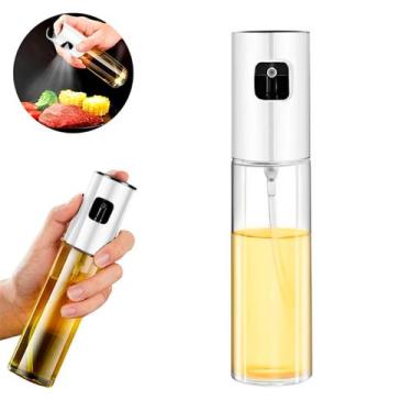 Imagem de Pulverizador de Óleo Azeite Vinagre Shoyu Tampa Branca 100ml - Dasshau