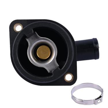 Imagem de Magimaker Kit de montagem de termostato e caixa compatível com Mercury Mercruiser Verado 135 175 200 225 250 275 300 350 400 HP 4/6 cilindros motores externos substituir 18-3631 892864T04 8M0174561