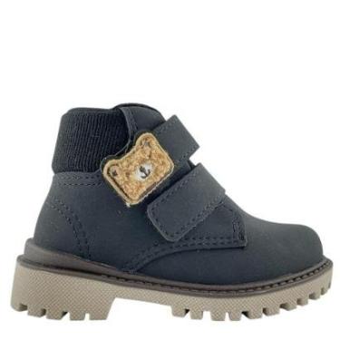 Imagem de Bota Infantil Molekinho Cano Curto Ursinho Menino-Masculino