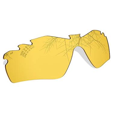 Imagem de Bsymbo Lentes amarelas HD de substituição para óculos de sol Oakley Radar Path ventilados