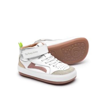 Imagem de Infantil - Tênis Cano Alto Tip Toey Joey Landy High-Top Branco e Rosa  menina