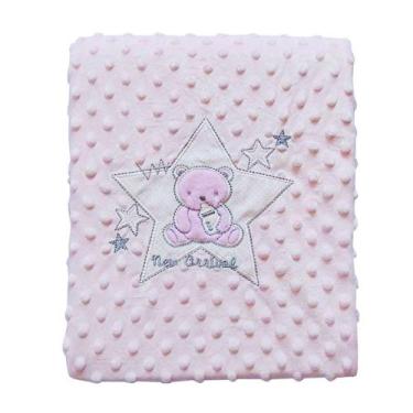 Imagem de edredom bebê menina Jolitex bordado new arrival