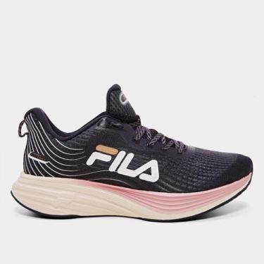 Imagem de Tênis Fila Racer Curve 2 Feminino, Preto, Bege, 36