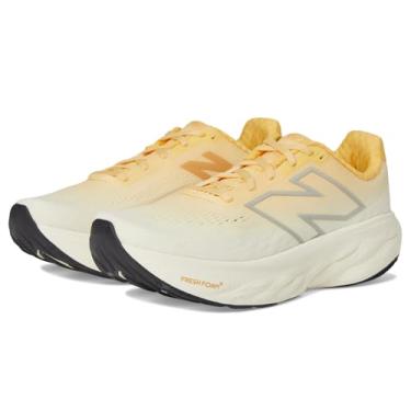 Imagem de New Balance Fresh Foam X 1080 V14 Tênis de corrida feminino, Clementine/Angora/Damasco seco, 8 Wide