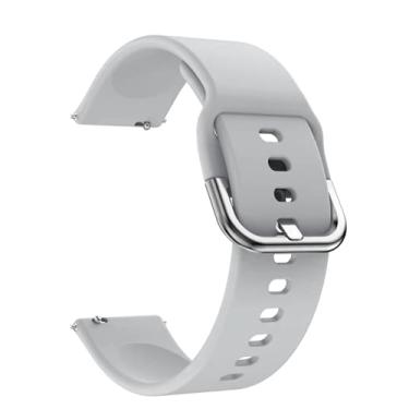 Imagem de Pulseira para Amazfit GTS 3/2 / 2 Mini / 2e / GTR 42mm / Amazfit Bip S Lite U PRO Silicone Macio (Cinza)