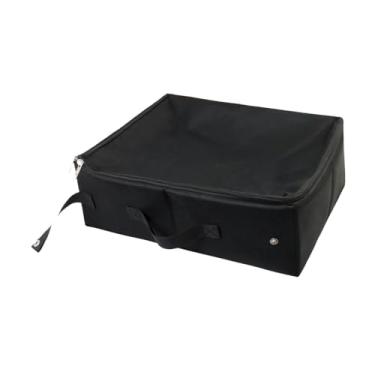 Imagem de IEUDNS Caixa de areia portátil com tampa resistente sem vazamento Caixa de viagem de bandeja de banheiro dobrável à prova d'água para carro de carro de