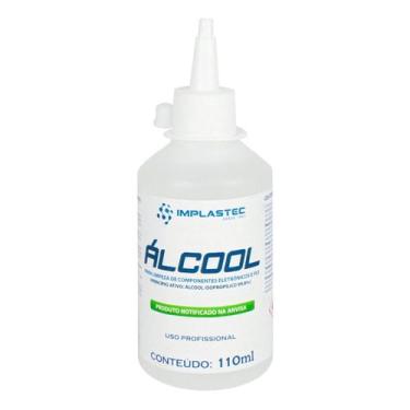 Imagem de Álcool Isopropílico, Limpa Telas Puro, 99,3% 110ml Implastec