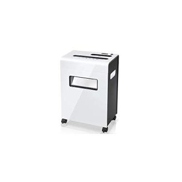 Imagem de Triturador com rodas - baixo ruído, resistente, alta segurança, papel microcortado, cartão de crédito, triturador de escritório em casa, lixeira
