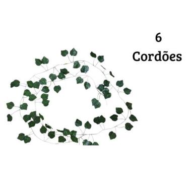 Imagem de Trepadeira Artificial Hera Verde Corrente Planta Artificial Folhagens 