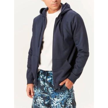 Imagem de Jaqueta Moletom Malwee 1000006668 Masculina Flanelada Algodão T. P/XGG