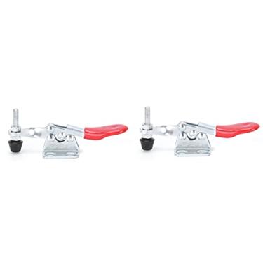 Imagem de POCREATION 2 peças de grampo alternador, grampos verticais, braçadeira de fixação manual com kit de parafuso para operação e soldagem de máquina