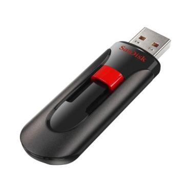 Imagem de Pen Drive 128GB SanDisk Cruzer Glide 3.0 - Trava de Proteção