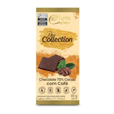 Imagem de Tablete de Chocolate 70% Cacau c/ Café Torrado - 80g